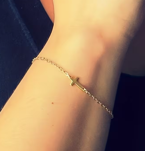 1/2 Simple and Stylish Cross Bracelet