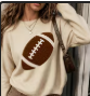 Camel Football Sweater