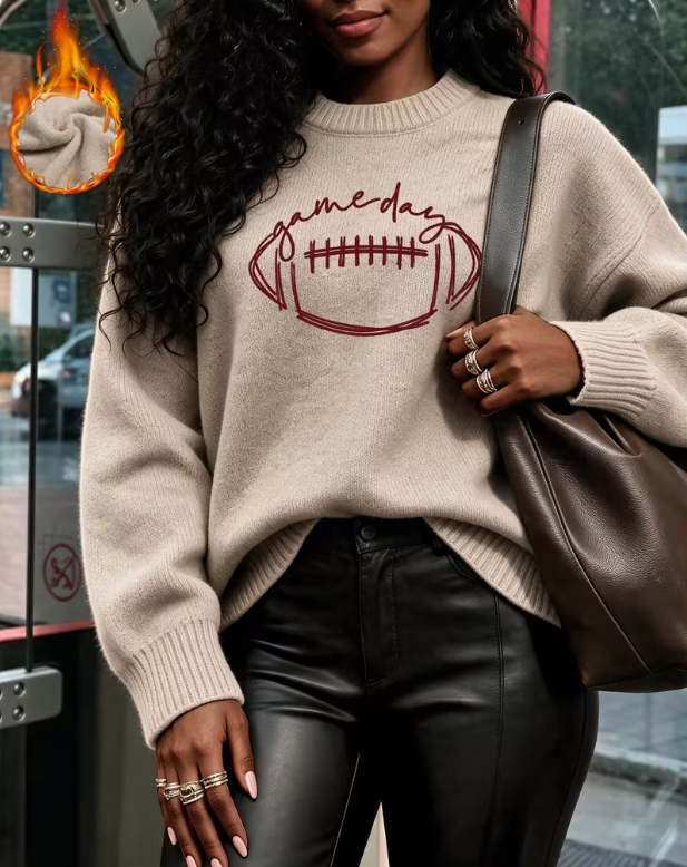 Camel Game Day Sweater