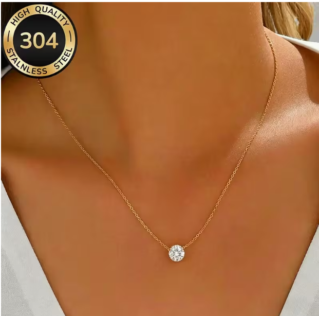 Simple Gem Necklace