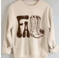 Fall with Boots Sweatshirt