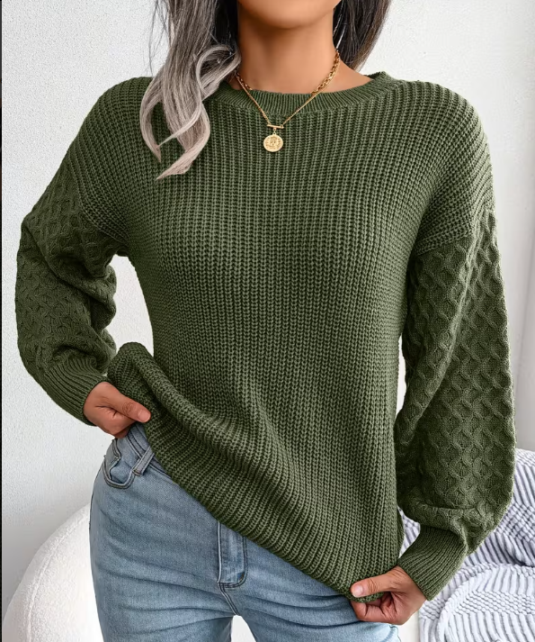 Texture Lantern Sweater
